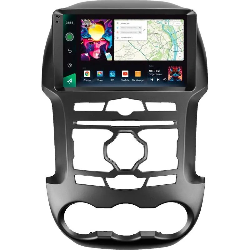 Штатна магнітола Sigma PRO 9464 Android 10 4+64 Gb 4G DSP Ford Ranger 3 2011-2015 9