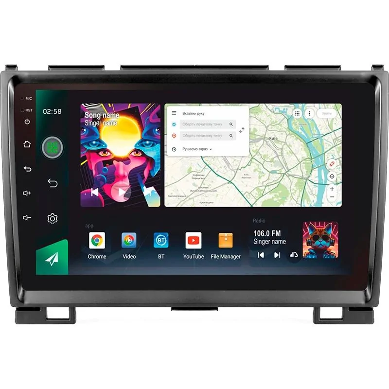 Штатна магнітола Sigma PRO 9464 Android 10 4+64 Gb 4G DSP GREAT WALL Haval H3 H5 2011-2016 9