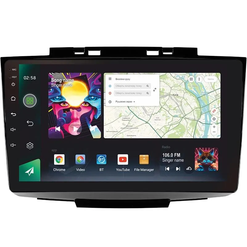 Штатна магнітола Sigma PRO 9464 Android 10 4+64 Gb 4G DSP Great Wall Hover H5 1 2010-2017 9