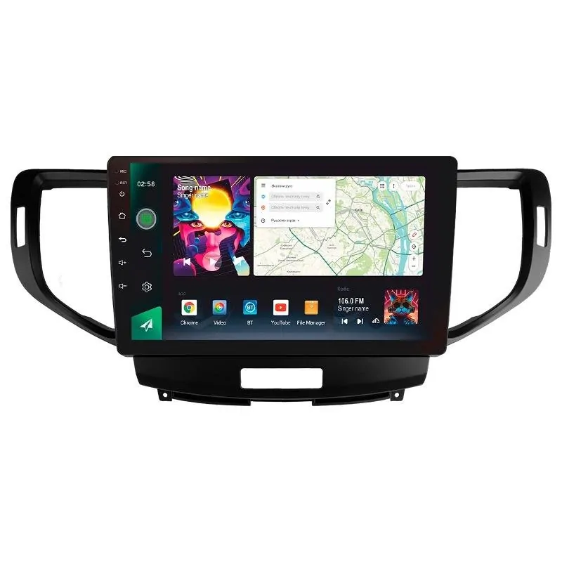Штатна магнітола Sigma PRO 9464 Android 10 4+64 Gb 4G DSP Honda Accord 8 2008-2012 9