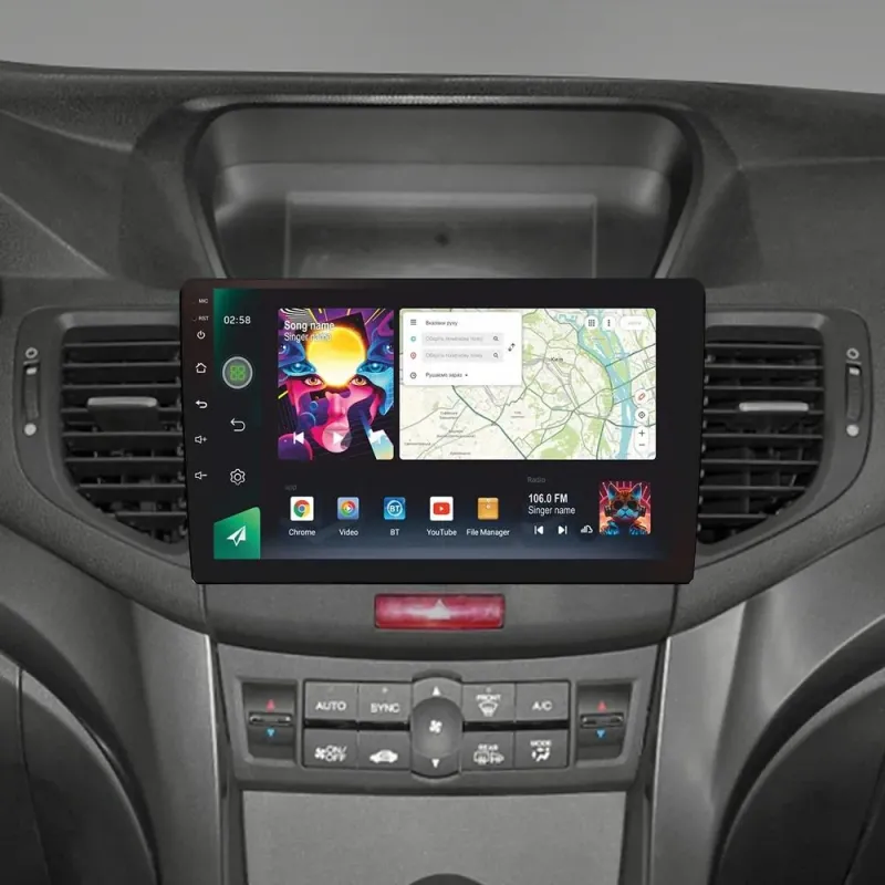 Штатна магнітола Sigma PRO 9464 Android 10 4+64 Gb 4G DSP Honda Accord 8 2008-2012 9