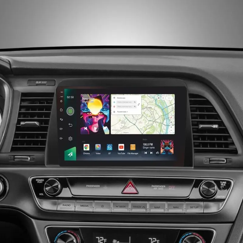 Штатная магнитола Sigma PRO 9464 Android 10 4+64 Gb 4G DSP Hyundai Sonata 7 LF 2017-2019 9