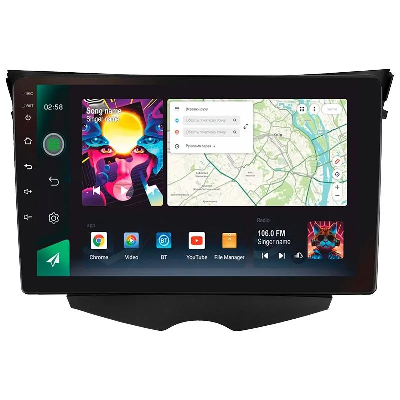 Штатная магнитола Sigma PRO 9464 Android 10 4+64 Gb 4G DSP Hyundai Veloster FS 2011 - 2017 (A) 9