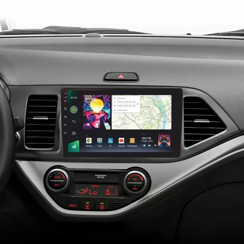 Штатная магнитола Sigma PRO 9464 Android 10 4+64 Gb 4G DSP KIA Morning 2011-2017 9