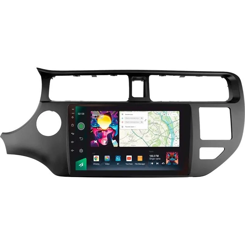Штатная магнитола Sigma PRO 9464 Android 10 4+64 Gb 4G DSP KIA RIO 4 K3 2011-2015 9