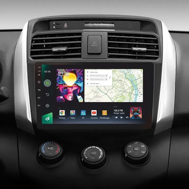 Штатная магнитола Sigma PRO 9464 Android 10 4+64 Gb 4G DSP Lifan X60 2012-2018 9