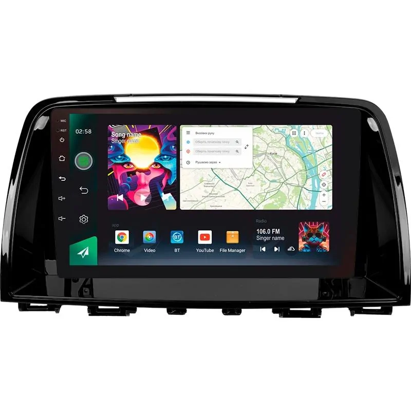 Штатная магнитола Sigma PRO 9464 Android 10 4+64 Gb 4G DSP Mazda 6 Atenza 3 GJ 2012-2015 (A) 9