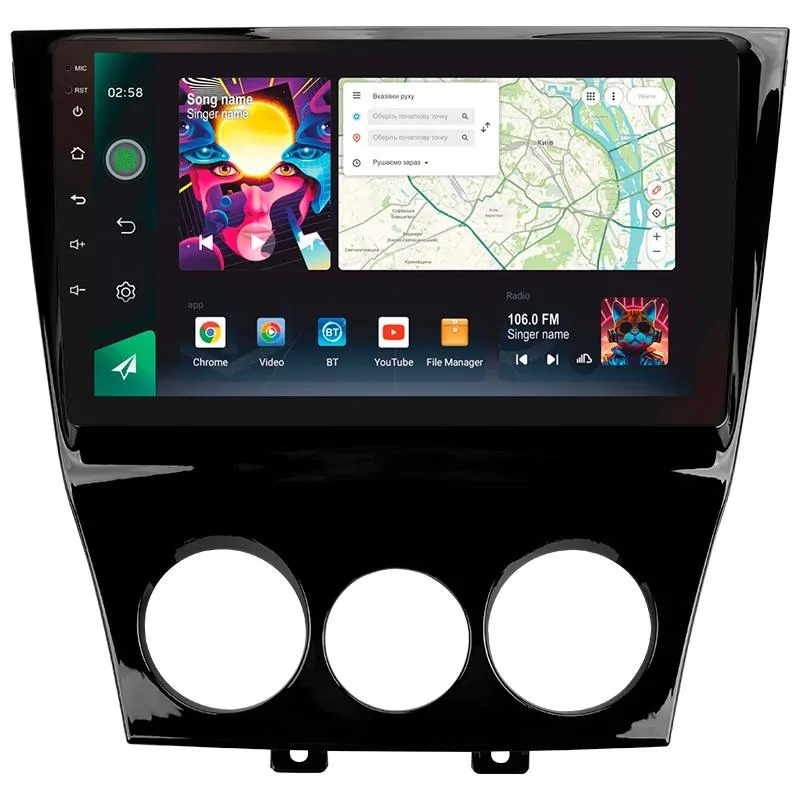 Штатная магнитола Sigma PRO 9464 Android 10 4+64 Gb 4G DSP Mazda RX-8 SE 2009-2011 9
