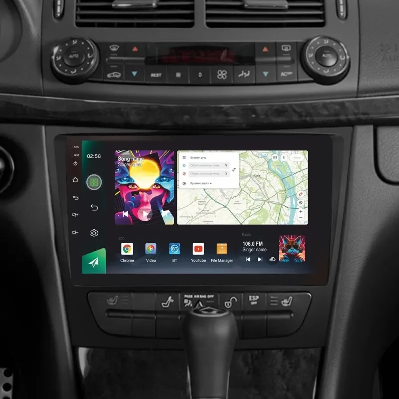 Штатная магнитола Sigma PRO 9464 Android 10 4+64 Gb 4G DSP Mercedes Benz E Class S211 W211 2002-2009 CLS Class C219 2004-2010 9