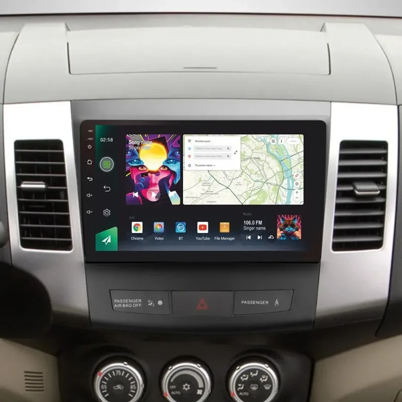 Штатная магнитола Sigma PRO 9464 Android 10 4+64 Gb 4G DSP Mitsubishi Outlander 2 CW0W 2005-2013 / Citroen C-Crosser 1 2007-2013 /…