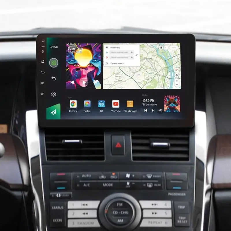 Штатная магнитола Sigma PRO 9464 Android 10 4+64 Gb 4G DSP Nissan Teana J31 2003-2008 (F1) 9