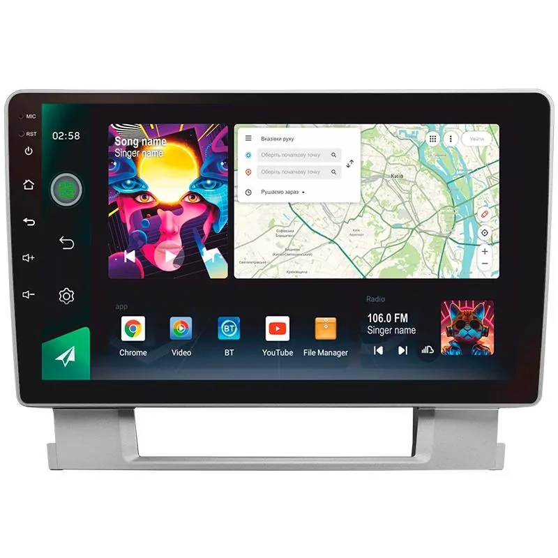 Штатна магнітола Sigma PRO 9464 Android 10 4+64 Gb 4G DSP Buick Excelle 2 2009-2015 / Opel Astra J 2009-2017 9