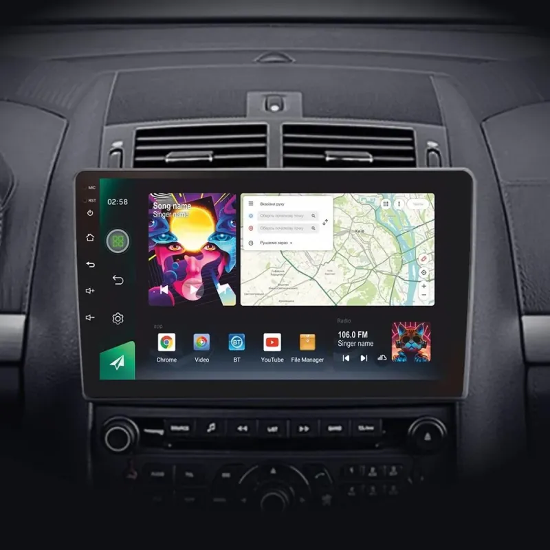 Штатная магнитола Sigma PRO 9464 Android 10 4+64 Gb 4G DSP Peugeot 407 1 2004 - 2011 (F2) 9