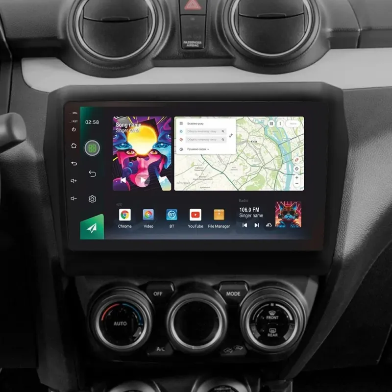 Штатная магнитола Sigma PRO 9464 Android 10 4+64 Gb 4G DSP Suzuki Swift 5 2016-2020 9