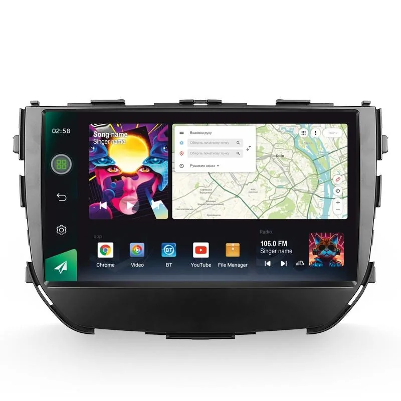 Штатная магнитола Sigma PRO 9464 Android 10 4+64 Gb 4G DSP Suzuki Vitara Brezza 2016-2019 9