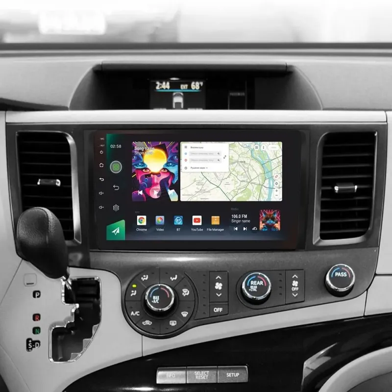 Штатная магнитола Sigma PRO 9464 Android 10 4+64 Gb 4G DSP Toyota Sienna 3 XL30 2010 - 2014 9