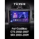 Штатная магнитола Teyes CC3 6+128 Gb с круговым обзором 360 Cadillac CTS 2002-2007 SRX 2003-2009 10