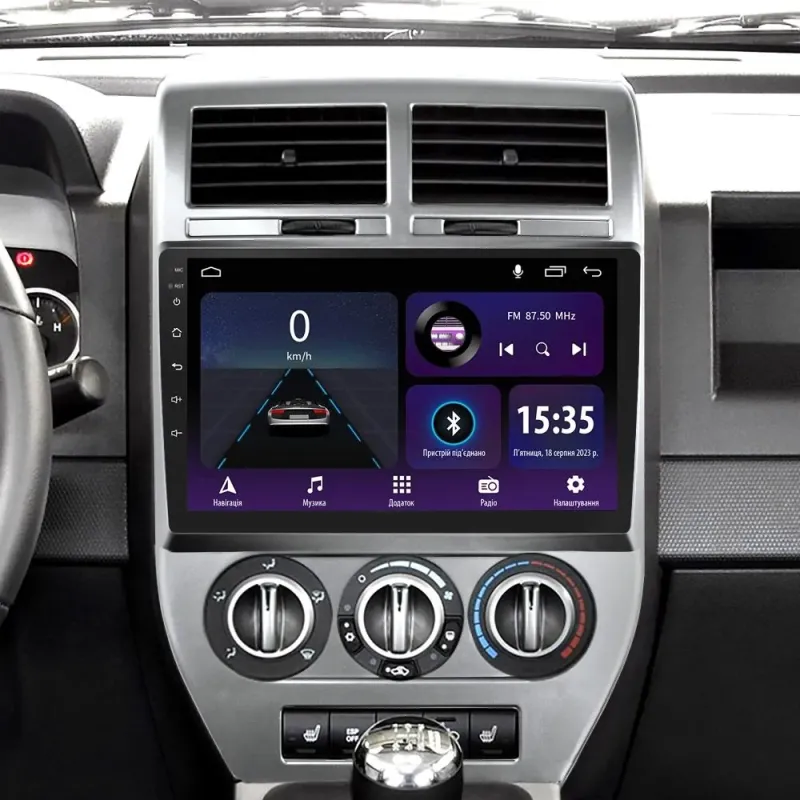 Штатная магнитола Sigma E10232 Android 10 2+32 Gb Jeep Compass 1 MK 2006-2010 10