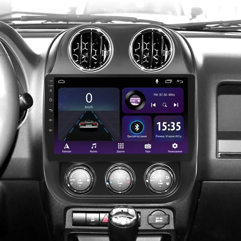 Штатная магнитола Sigma E10232 Android 10 2+32 Gb Jeep Compass 1 MK 2009-2015 10