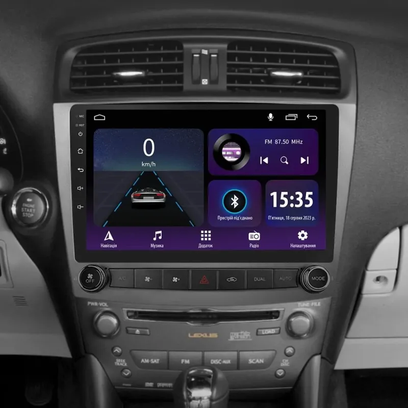 Штатная магнитола Sigma E10232 Android 10 2+32 Gb Lexus IS250 XE20 (Lp) 2005-2013 10
