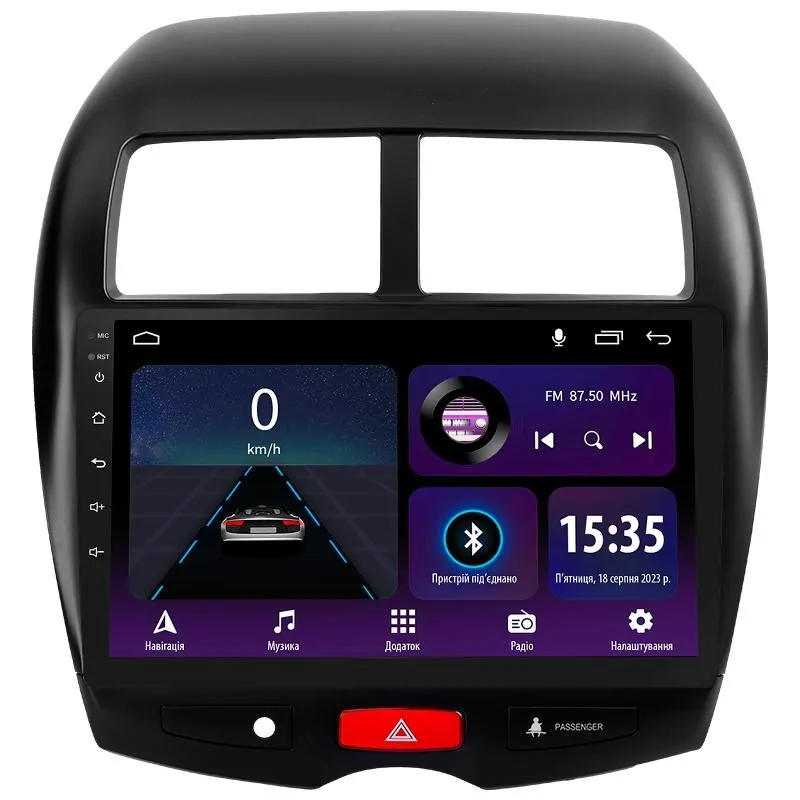 Штатная магнитола Sigma E10232 Android 10 2+32 Gb Mitsubishi ASX 1 2010-2016 (A) 10
