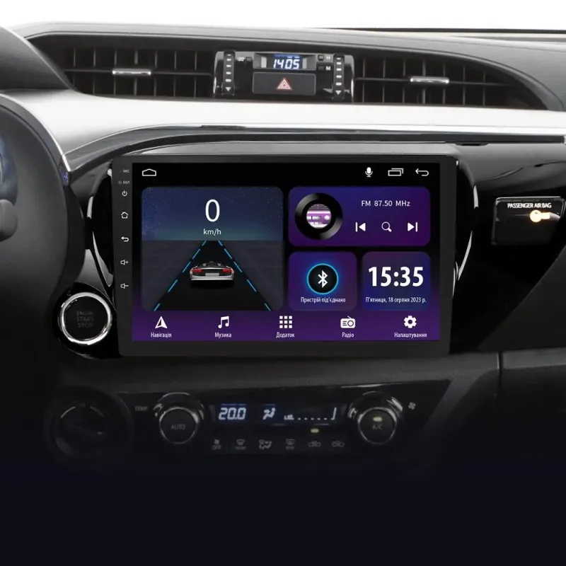Штатная магнитола Sigma E10232 Android 10 2+32 Gb Toyota Hilux Pick Up AN120 2015-2020 10