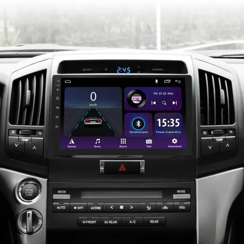 Штатная магнитола Sigma E10232 Android 10 2+32 Gb Toyota Land Cruiser 11 200 (F1) 2007-2015 10