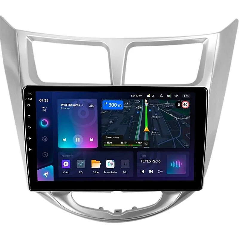 Штатная магнитола Teyes CC3L 4+32 Gb Hyundai Solaris 1 2010-2016 9
