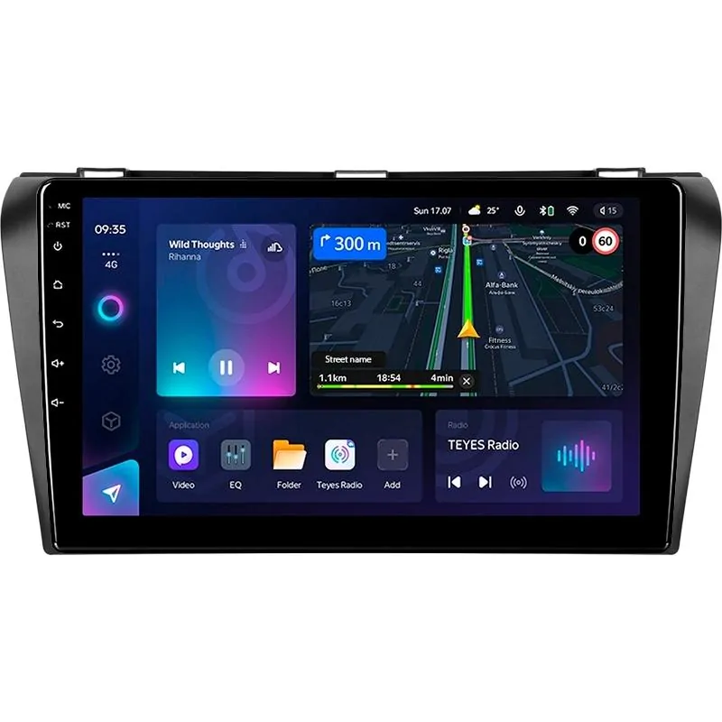Штатная магнитола Teyes CC3L 4+32 Gb Mazda 3 1 BK 2003-2009 9