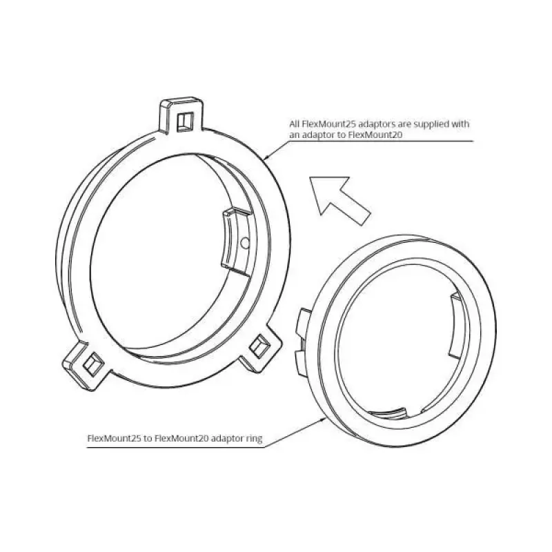Переходное кольцо HELIX CFMK25 VW.1