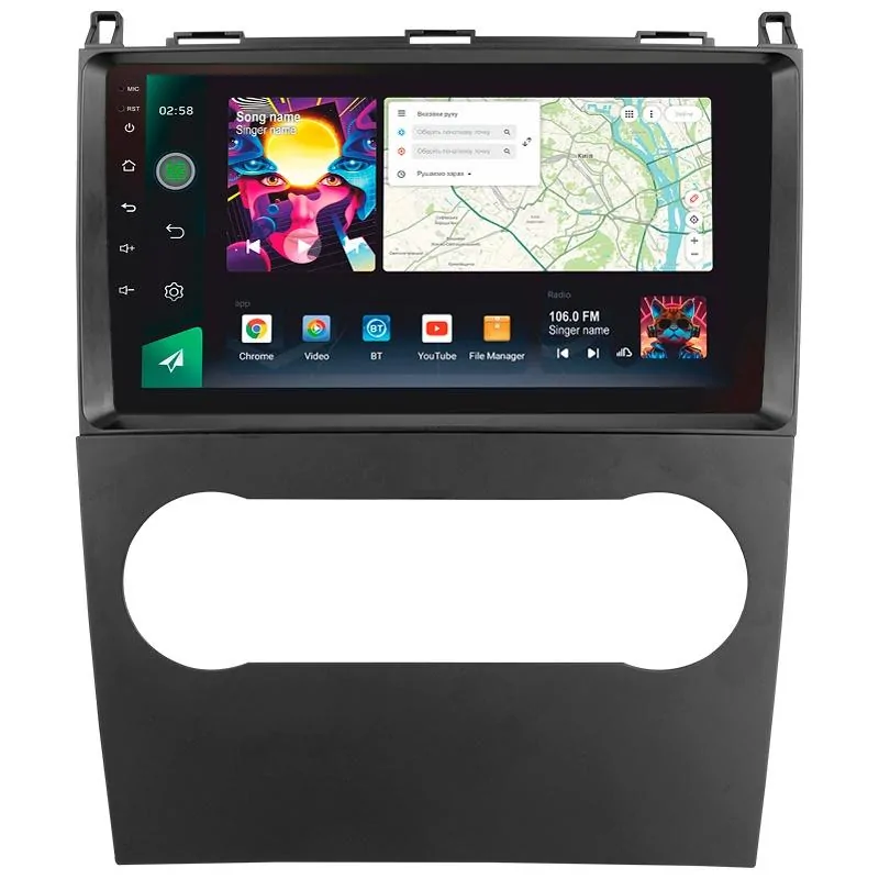 Штатная магнитола Sigma PRO 9464 Android 10 4+64 Gb 4G DSP Mercedes-Benz A-Class 2 W169 C169 2004-2012 9