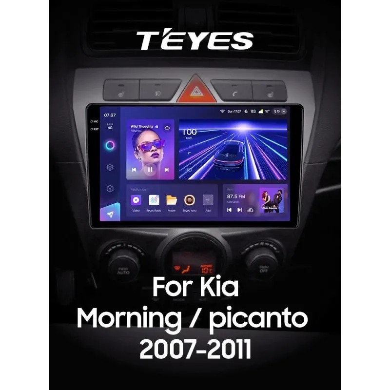 Штатная магнитола Teyes CC3 4+32 Gb KIA Morning picanto 2007-2011 9