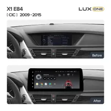Штатная магнитола Teyes LUX ONE 6+128 Gb BMW X1 E84 CIC 2009-2015 12.3