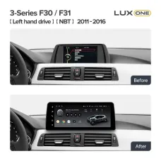 Штатная магнитола Teyes LUX ONE 6+128 Gb BMW 3-Series F30 / F31 NBT (Left hand drive) 2011-2016 12.3