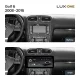 Штатная магнитола Teyes LUX ONE 4+32 Gb Volkswagen Bora Golf 6 Passat Scirocco Sharan Touran For Skoda Octavia Fabia 2 (YJ) 2003-2016 12.3