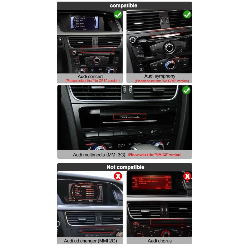 Штатная магнитола Ams Audi Q5 2009-2018 no GPS 4+64Gb 12.3