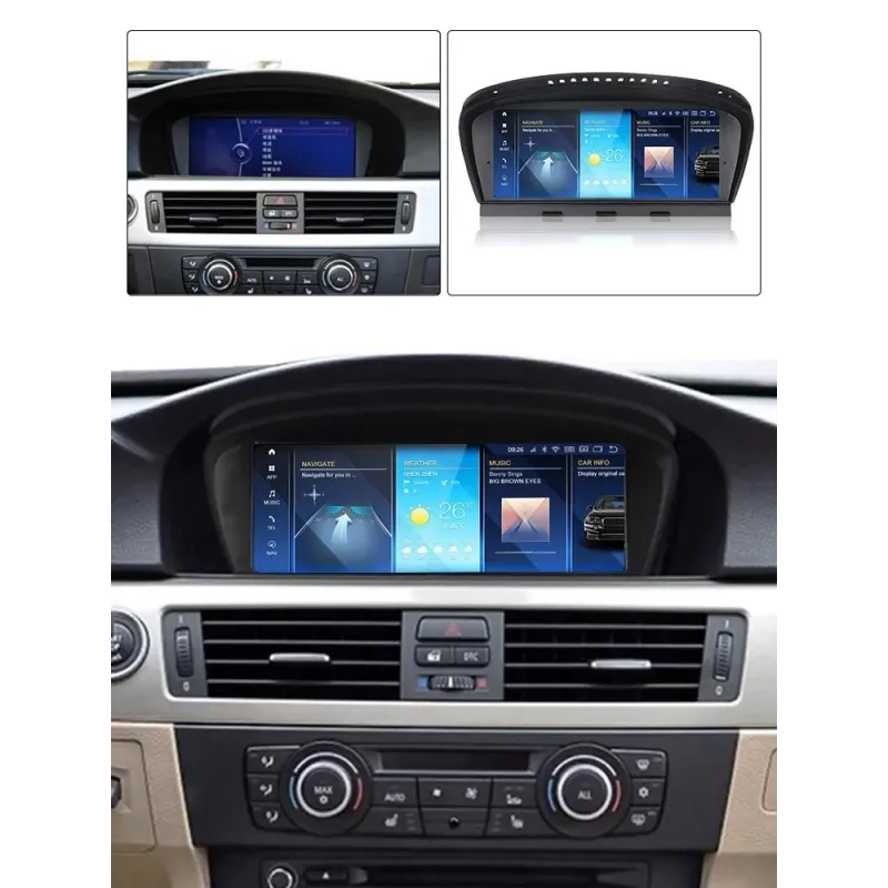 Штатная магнитола Ams BMW 5 Series E60 E61 E63 E64 2009-2010 CIC 4+64Gb 8.8