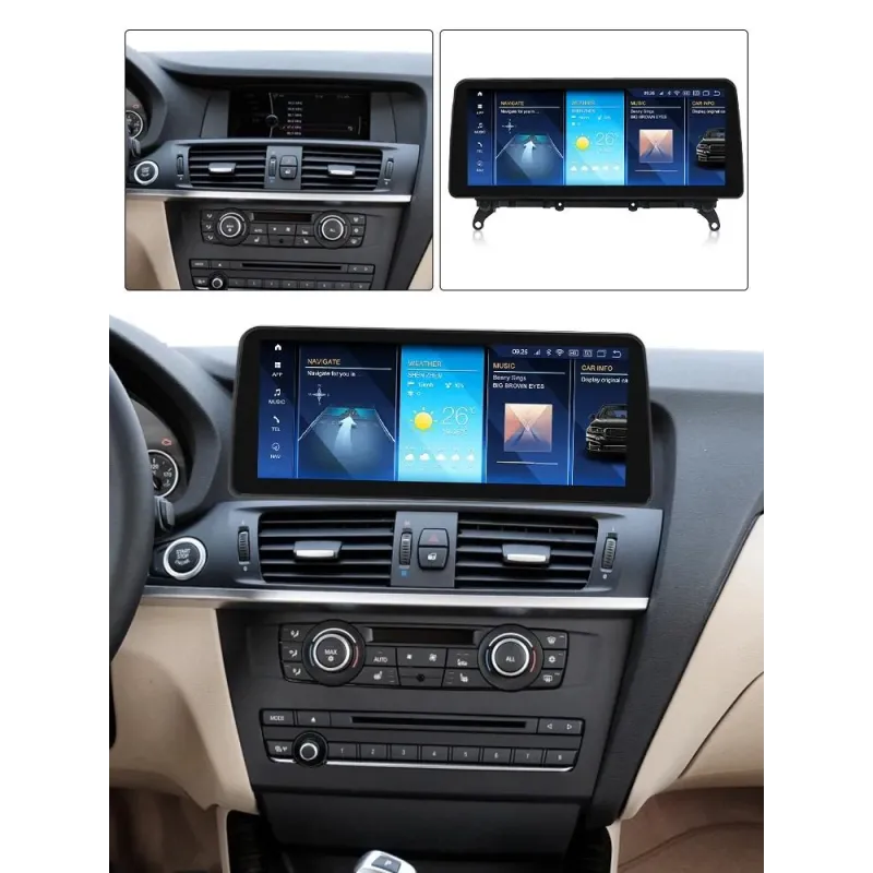 Штатная магнитола Ams BMW X3 F25(2011- 2013) CIC Original CIC System 4+64Gb 12.3