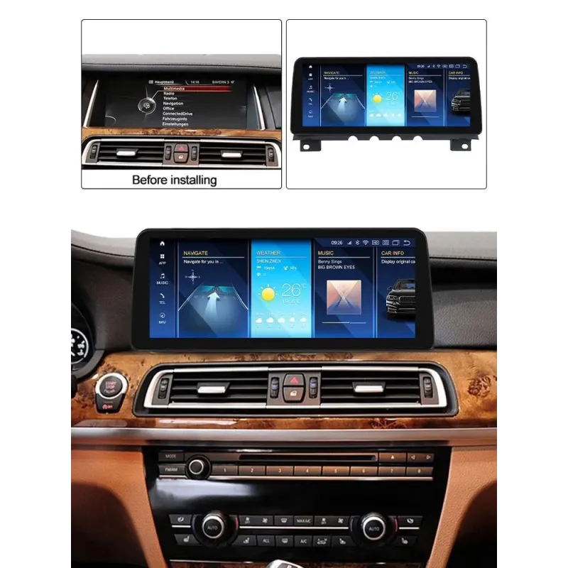 Штатная магнитола Ams BMW 7 Series F01 F02(2009-2012) Original CIC 4+64Gb 12.3