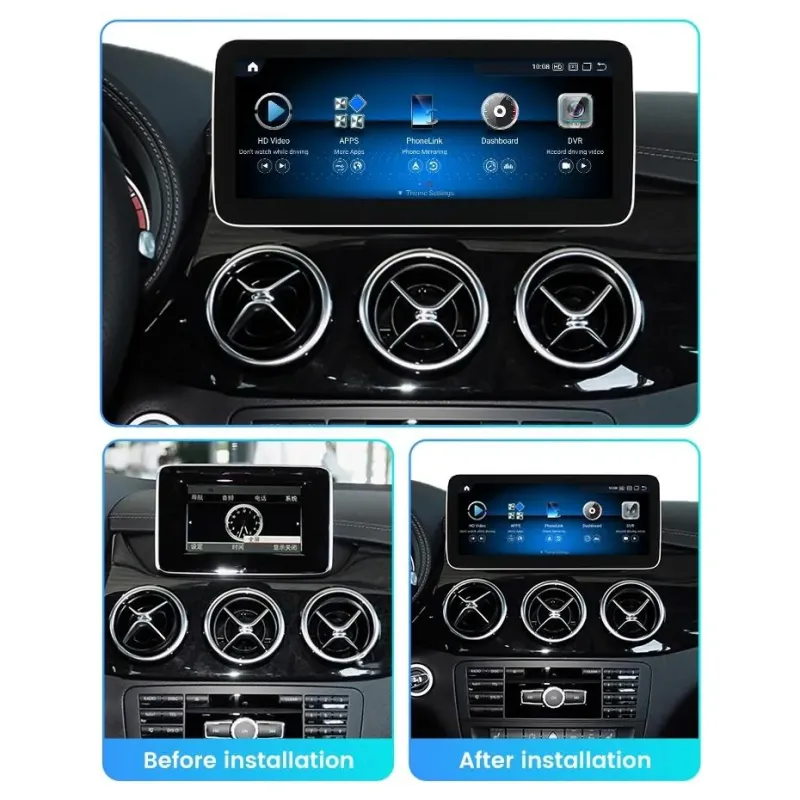 Штатная магнитола Ams Mercedes BENZ B-Class NTG4.5 2013-2014 4+64Gb 10.25