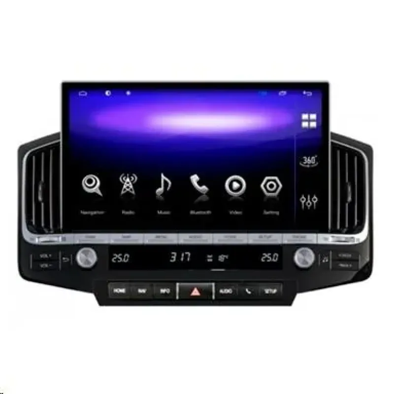 Штатная магнитола AMS Toyota LC200 2016-2021 TOP JBL +OR360 TS10 4+64Gb 13.3