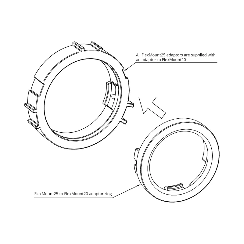 Перехідне кільце HELIX CFMK25 AUD.3