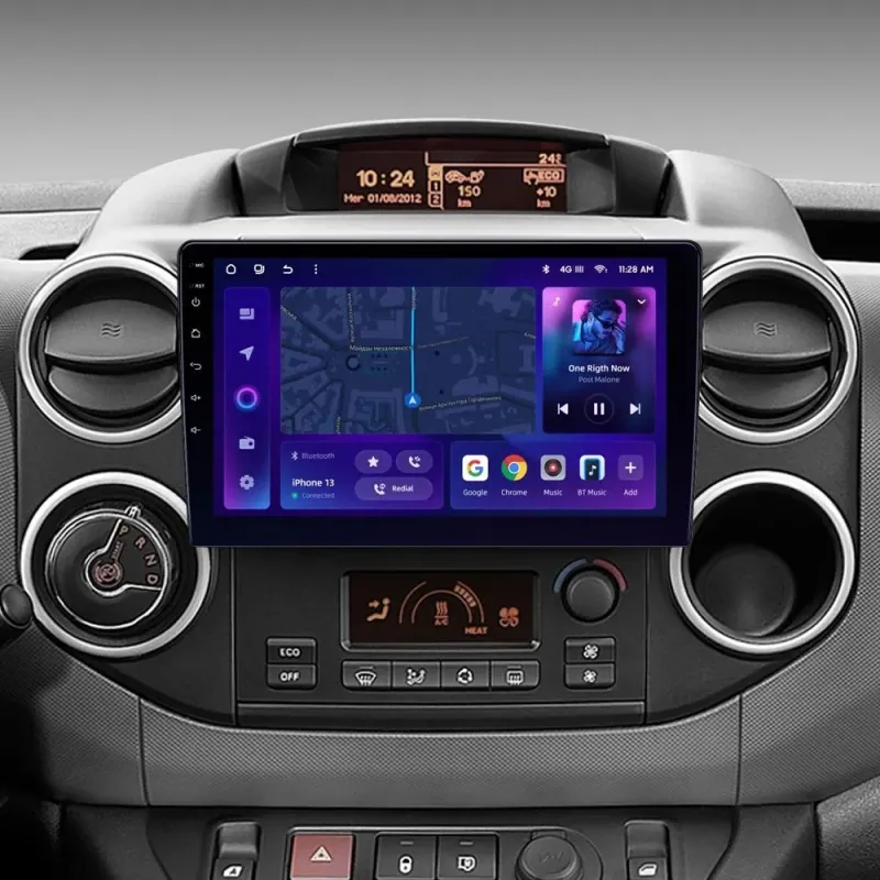 Штатная магнитола Ams MOSS M2 4+32 Gb Citroen Berlingo 2 B9 2008-2019 9