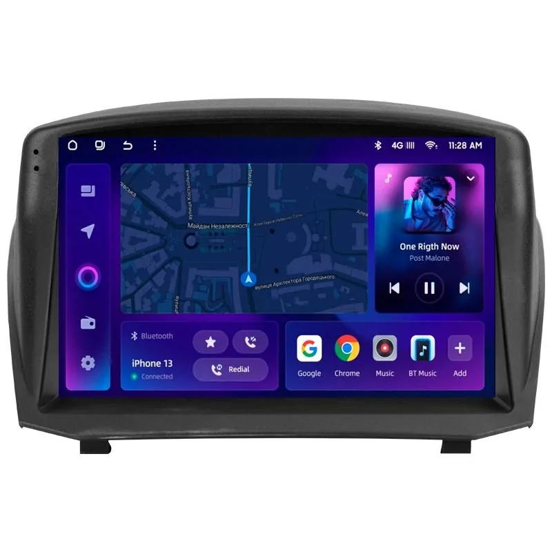 Штатная магнитола Ams MOSS M2 4+32 Gb Ford Fiesta Mk 6 (F2) 2008-2019 (B) 9
