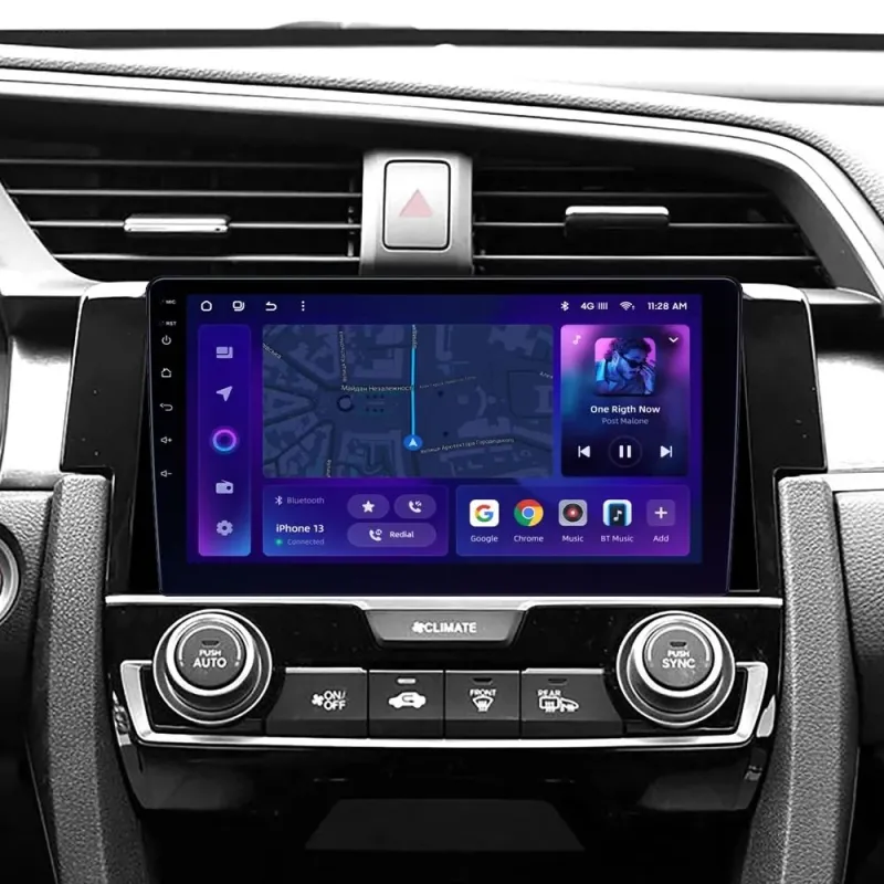 Штатная магнитола Ams MOSS M2 4+32 Gb Honda Civic 10 FC FK 2015-2020 9