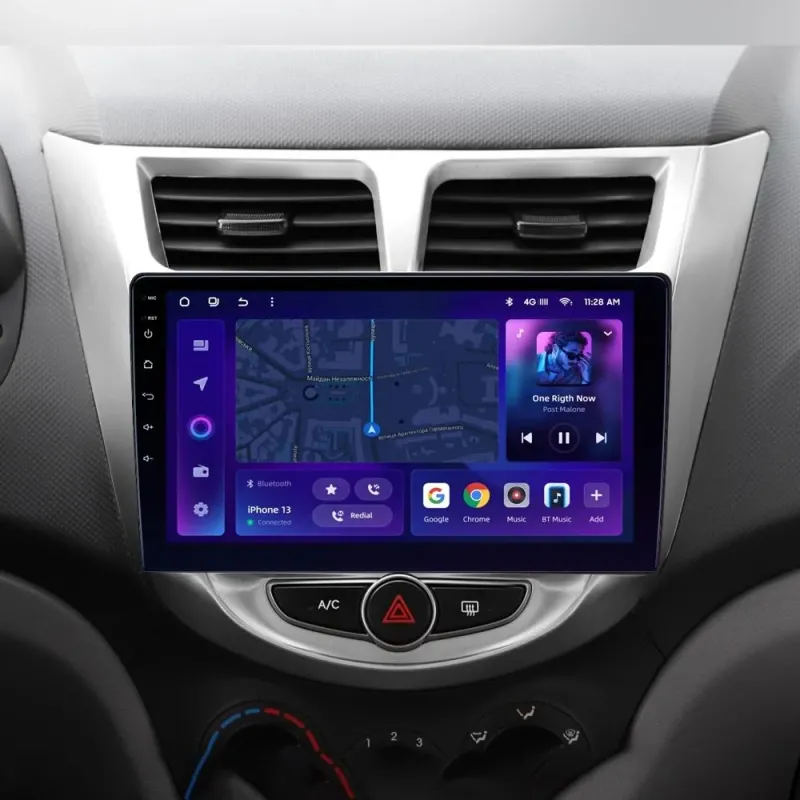 Штатная магнитола Ams MOSS M2 4+32 Gb Hyundai Solaris 1 2010-2016 9