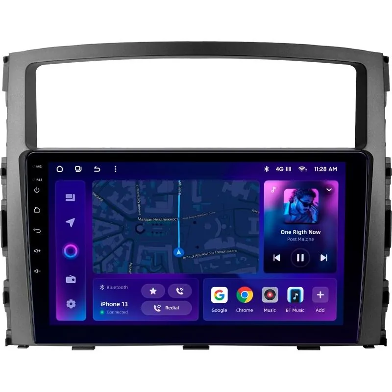 Штатная магнитола Ams MOSS M2 4+32 Gb Mitsubishi Pajero 4 V80 V90 2006-2024 9