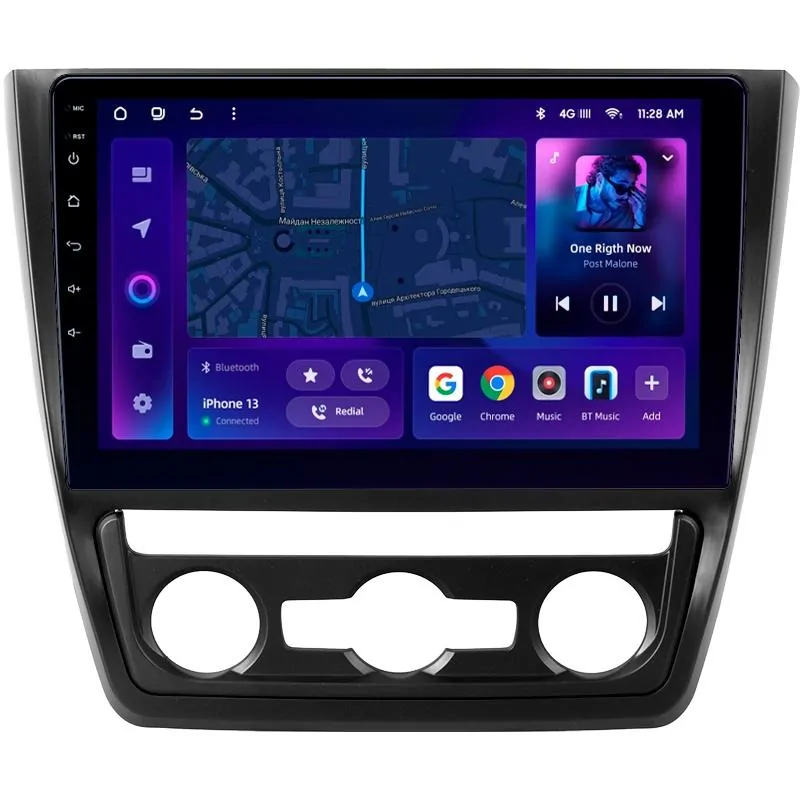Штатная магнитола Ams MOSS M2 4+32 Gb Skoda Yeti 5L 2009-2014 10