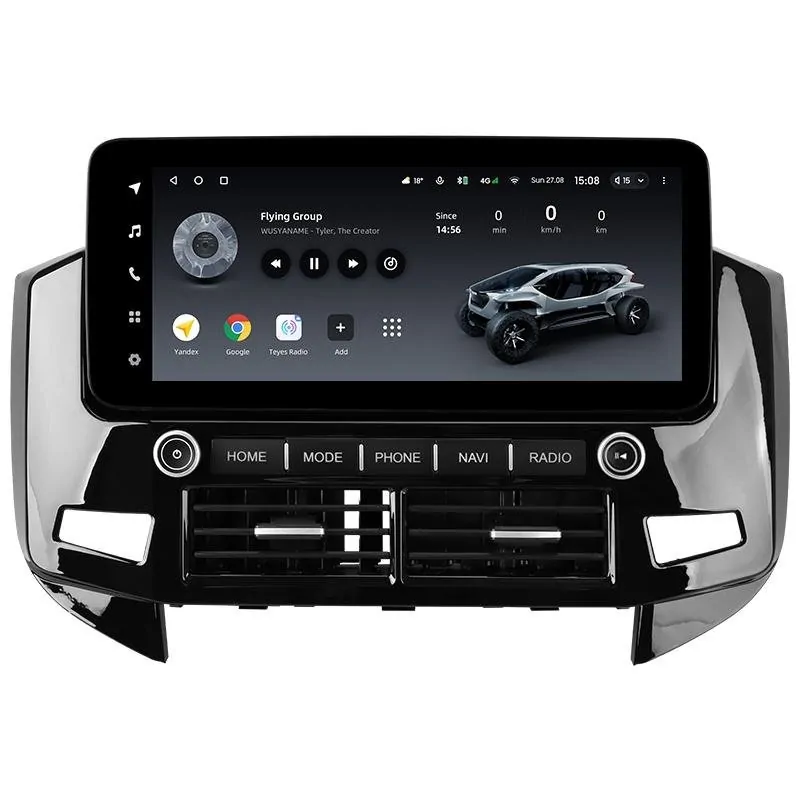 Штатная магнитола Teyes LUX ONE 4+32 Gb Mitsubishi Pajero 4 V80 V90 2006-2024 (B) 12.3