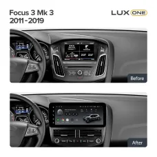 Штатная магнитола Teyes LUX ONE 6+128 Gb Ford Focus 3 Mk 3 2011-2019 12.3